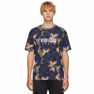 KENZO Paris Floral Print Men’s T-shirt, Small